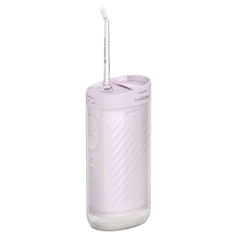 飞利浦(PHILIPS) 冲牙器 伸缩便携洗牙器情侣款送男友/女友生日礼物 含3款专业喷嘴小净瓶HX3331/03就酱紫