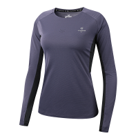 361°运动t恤女新款修身速干透气长袖T恤女士印花跑步上衣