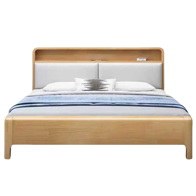 铭思达实木软包床