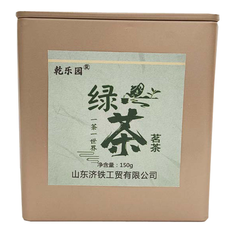 乾乐园 绿茶茗茶 150g 罐