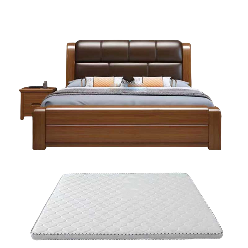 铭思达实木软包床