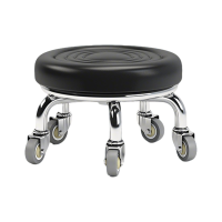 先围 静滑轮矮凳 40*22cm-水波黑 个