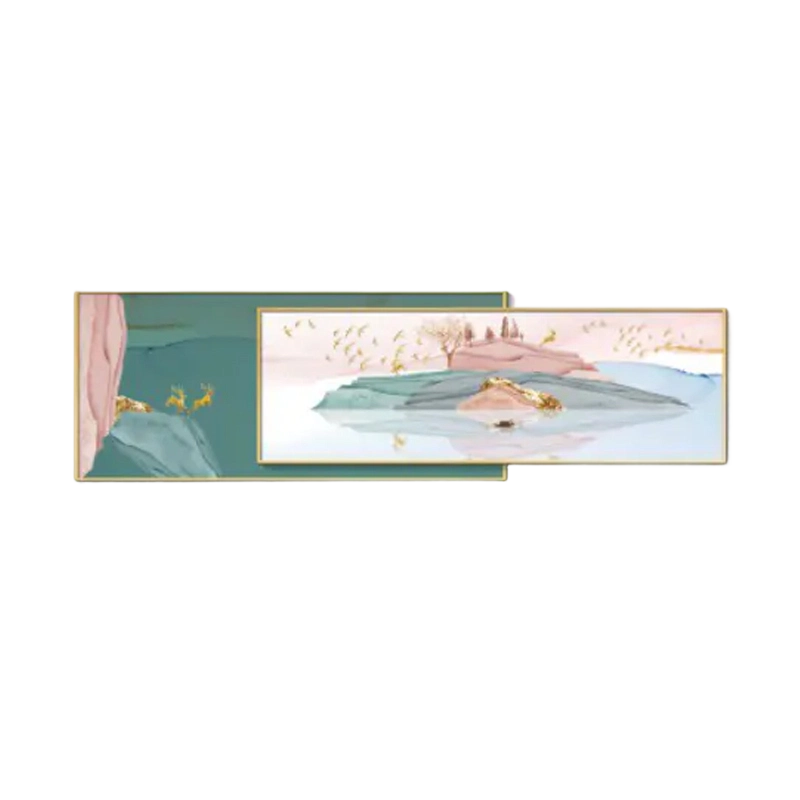 是尚 挂画 装饰画 叠画 组合画 含安装 40*90cm+50*90cm/套