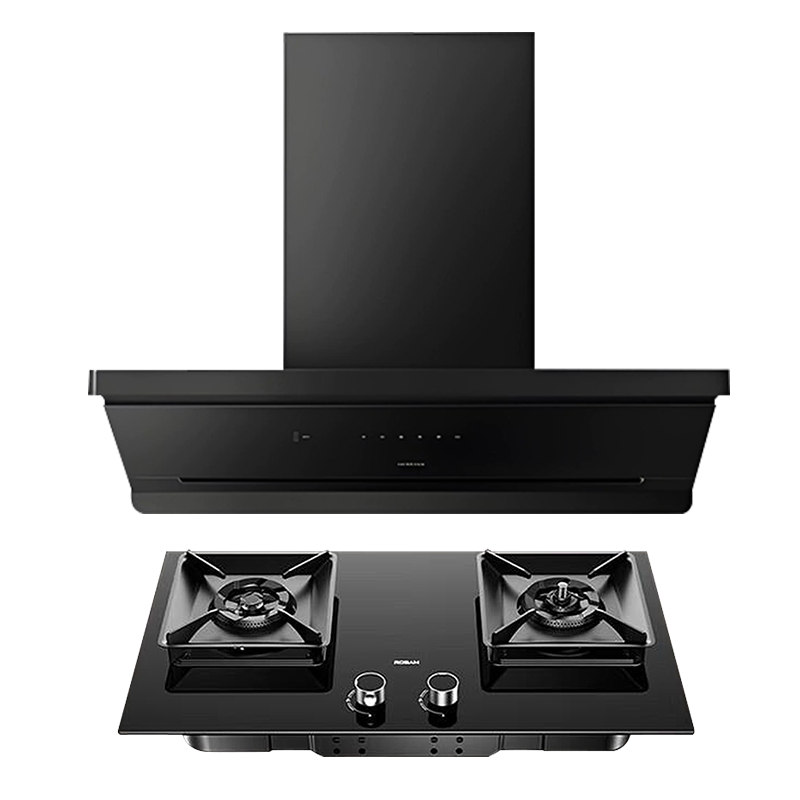 老板(ROBAM)油烟机烟灶套餐两件套侧吸触控式27立方5.2灶具厨电套装66X7-L3+57B9A-D2P