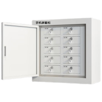 戴劲手机屏蔽柜手机存放柜考场会议室保密机关屏蔽柜 壁挂款10格