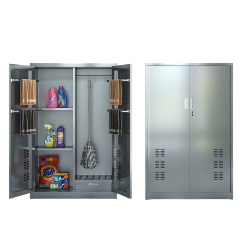 芙首泰不锈钢清洁柜(201)900*400*1400mm台