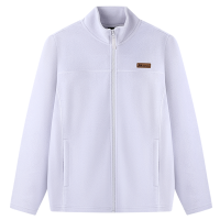 361°运动针织外套女新款摇粒绒外套舒适常规上衣