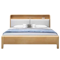 铭思达实木软包床