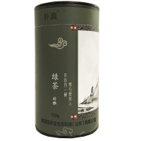朴真明前绿茶朴雅100g 桶