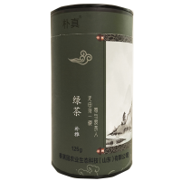 朴真明前绿茶朴雅125g 桶