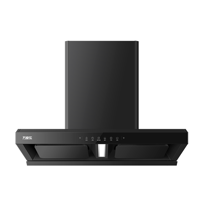 万家乐抽油烟机[小飓风T5] 25m³/min变频大吸力欧式跨界超薄平嵌智能烟灶联动免拆洗油烟机