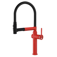 汉德斯科全铜厨房冷热水龙头洗菜盆伸缩抽拉式360旋转水槽洗碗磁吸万向旋转多出水龙头B85