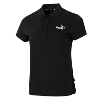彪马(PUMA)运动短袖女装新款时尚简约刺绣logo透气POLO衫 630564-01 ZP