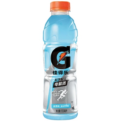 Gatorade佳得乐电解质饮料蓝莓味功能饮料600ml*4瓶