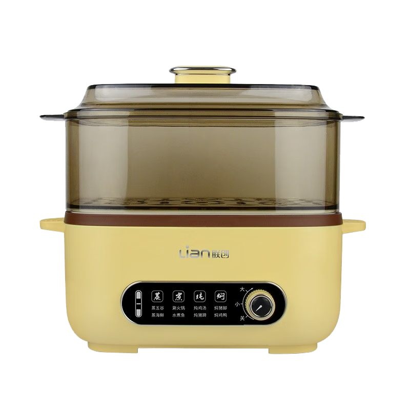 联创 联创电火 锅多功能料理锅电煮锅电蒸锅DF-BL8030M 电蒸锅