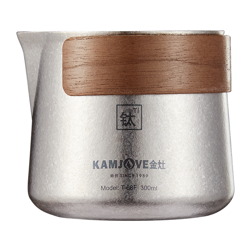 金灶T-68F纯钛公道杯功夫茶具茶滤茶漏家用冲泡茶杯子高端分茶器