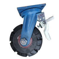 嘉禾宜茂 万向轮 重型橡胶带刹车12寸 个