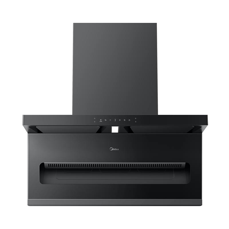 美的[AK7pro轻奢版]抽油烟机家用 28风量1200Pa变频静压 顶侧双吸高温蒸汽洗自清洁吸油烟机