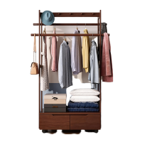 喜霸智能感应衣帽架XIBA-8888 高级实木设计