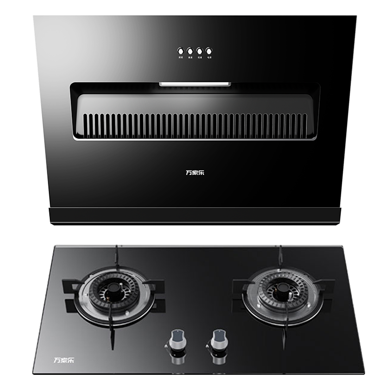 万家乐 油烟机灶具套餐 烟灶两件套AL031+LAY3 侧吸18立方大吸力 天然气