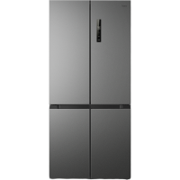 美的531双系统双循环十字对开门风冷无霜一级能效变频大容量家用智能电冰箱MR-531WSPZE苍穹灰