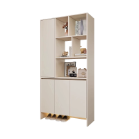 苏宁 质凡 现代简约隔断屏风柜门厅玄关鞋柜/ZF-XGG044/1400*350*2000mm