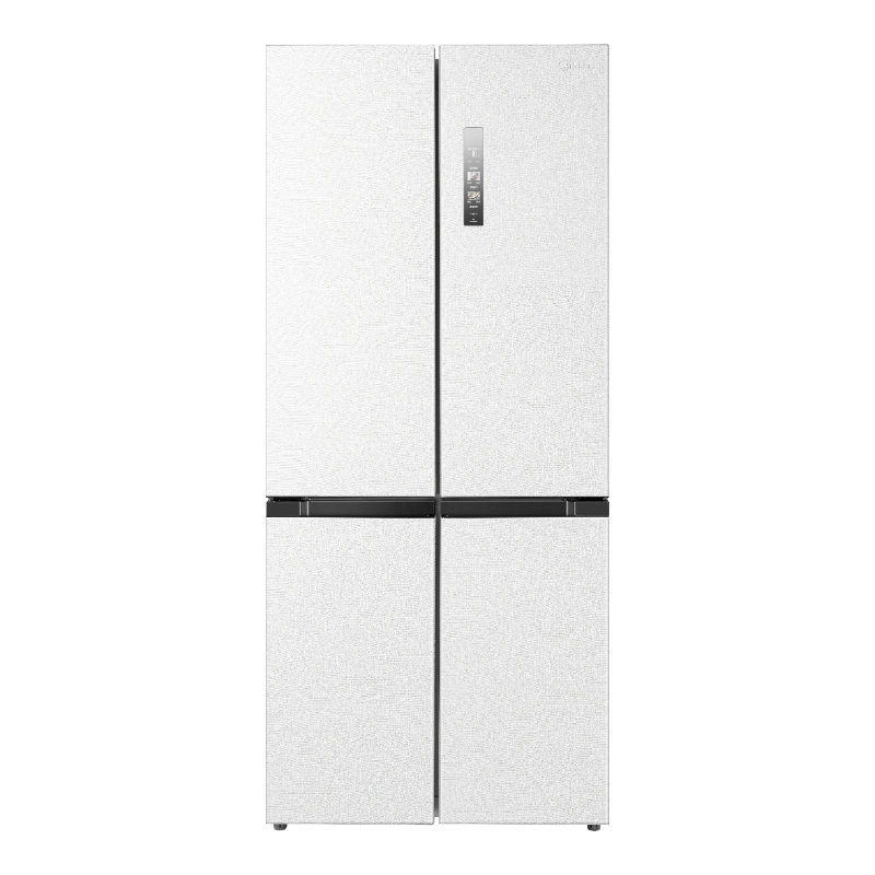 美的新品508L双系统循环主动净味家用冰箱十字四门风冷真香系列
