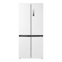 美的新品508L双系统循环主动净味家用冰箱十字四门风冷真香系列