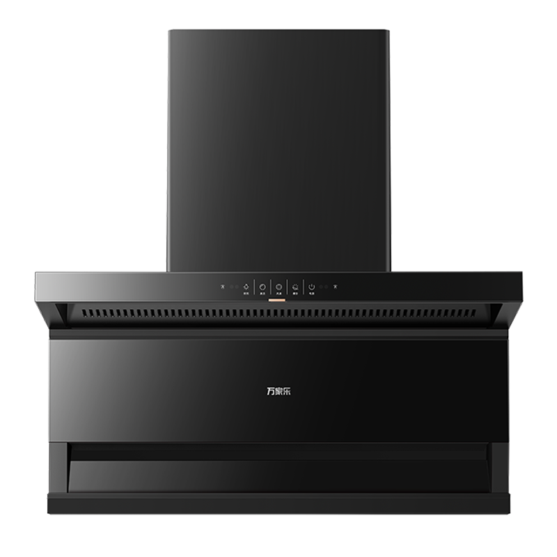 万家乐顶侧双吸油烟机 6cm超薄机身挥手智控自动清洁升级24立方爆炒大吸力家用免拆洗抽油烟机CXW-360-TAK5