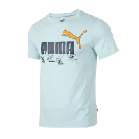 彪马(PUMA)男装新款春季运动服跑步健身训练柔软舒适透气休闲服短袖T恤682152-22 ZP