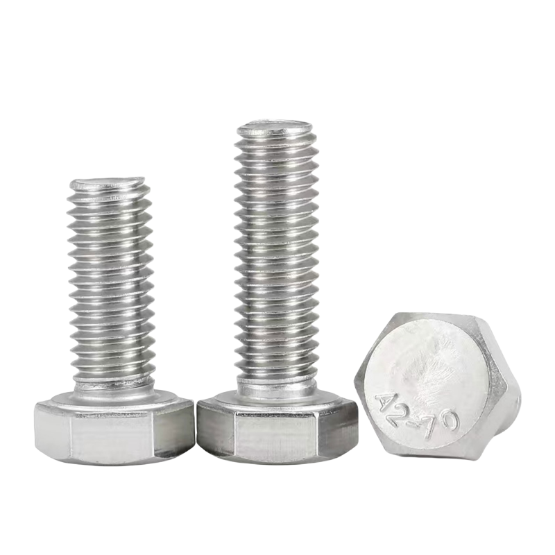 湘恒锐 304不锈钢六角螺栓 12x30 个