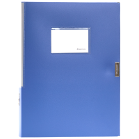 齐心 ZA0005 档案盒55mm A4 灰蓝 单个装
