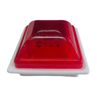 鸿灵睿芯 RX-JSD10 1.2V 0.8W IP65 50次/min LED太阳能警示灯(计价单位:盏)红白色