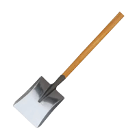 知田 铁锹 方头 把