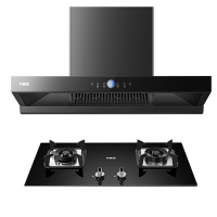 万家乐 22m³双拢烟 双进风 自清洗油烟机 T4R1+C2R1 22立方大吸力家用吸油烟机 家用灶具两件套