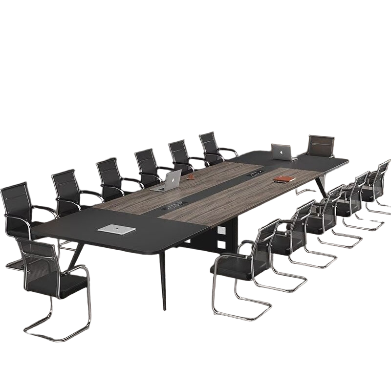 诺雄办公家具会议桌长桌现代简约培训桌长条办公桌 D款会议桌 2.2米*1.1米