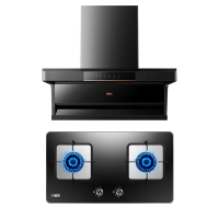 万家乐 油烟机灶具套餐 烟灶两件套AK5+LAY3 侧吸升级23立方大吸力油烟机燃气灶套装 天然气