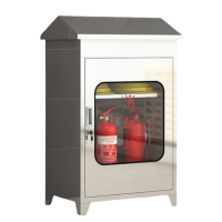 宜掌柜 不锈钢消防柜