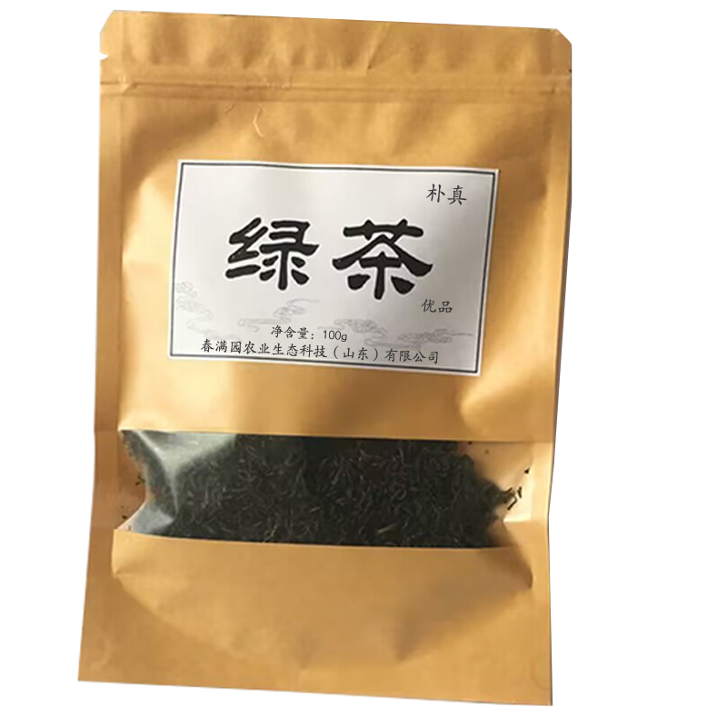 朴真 优品绿茶茗茶 100g 袋