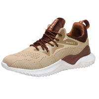 安盾帅 劳保鞋 男 四季透气 防臭轻便 耐磨 防砸防刺安全防护软底 卡其色 ADS-5000005