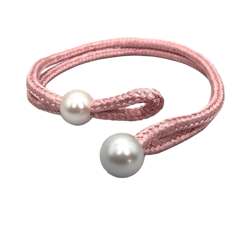 百纳千禧窗帘绑绳窗帘绑带 束带创意珍珠绑绳扎带简约装饰窗帘扣 XJ003 颜色随机条