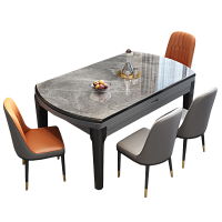 桃锦堂岩板 餐桌椅