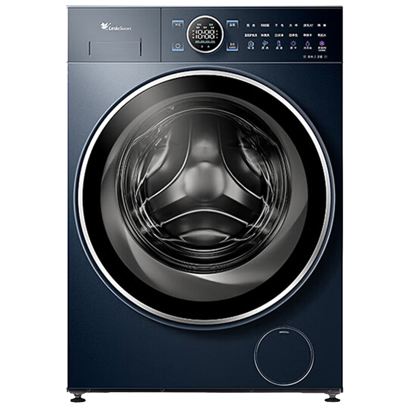 [官方正品]小天鹅 滚筒洗衣机全自动 洗烘一体洗衣机 纯平全嵌 本色蓝氧2.0 洗净比超薄10公斤TD100V89PRO