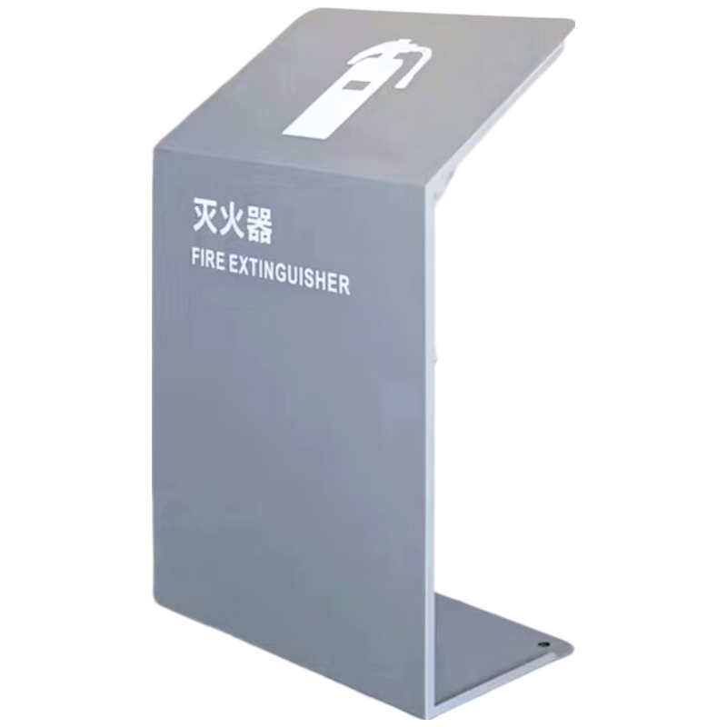 晋舰灭火器专用箱高端消防箱酒店商场学校消防收纳箱灰色金属支架