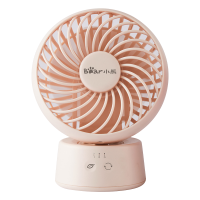 小熊(bear)电风扇风扇家用手持迷你小风扇台扇USB电风扇轻音桌面学生宿舍神器可