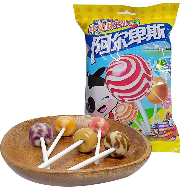 阿尔卑斯棒棒糖20支袋装200g圣诞节礼物结婚喜糖休闲零食糖果