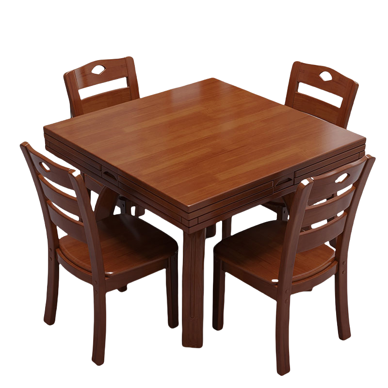 宜掌柜 实木 折叠 餐桌