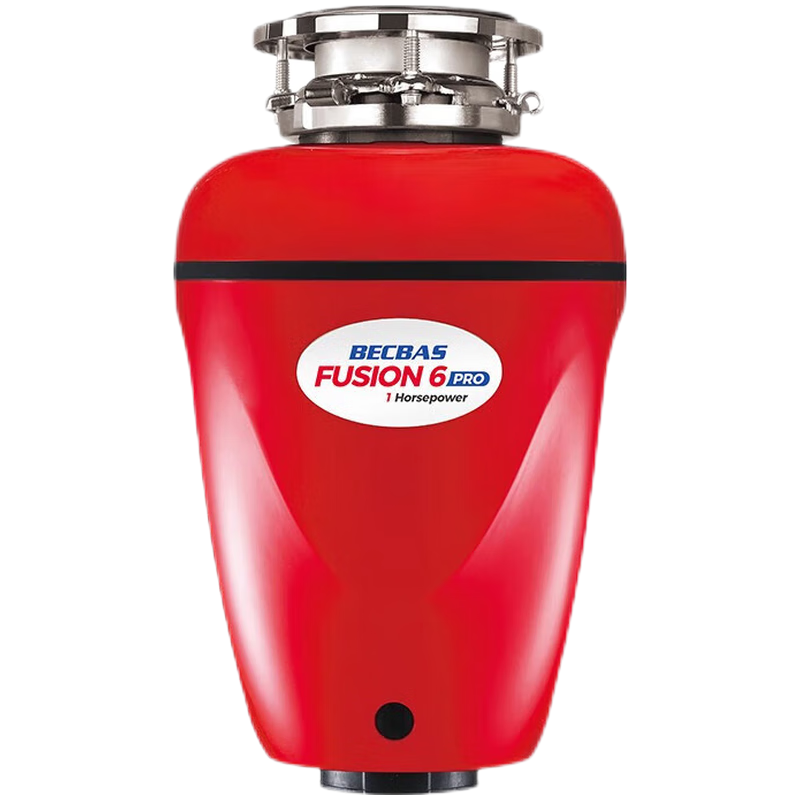[新品]贝克巴斯垃圾处理器F6PRO 厨房家用食物水槽餐厨湿垃圾粉碎机关机反转大马力功率调节无线开关