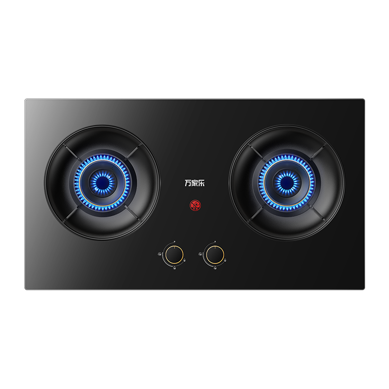 万家乐猛火全进风燃气双灶 台式嵌入式两用大火力一级能效70%热效率开孔尺寸可调节AY6 70%热效率5.0KW