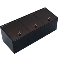 山之只 三孔备品收纳盒 26*10*9cm 个